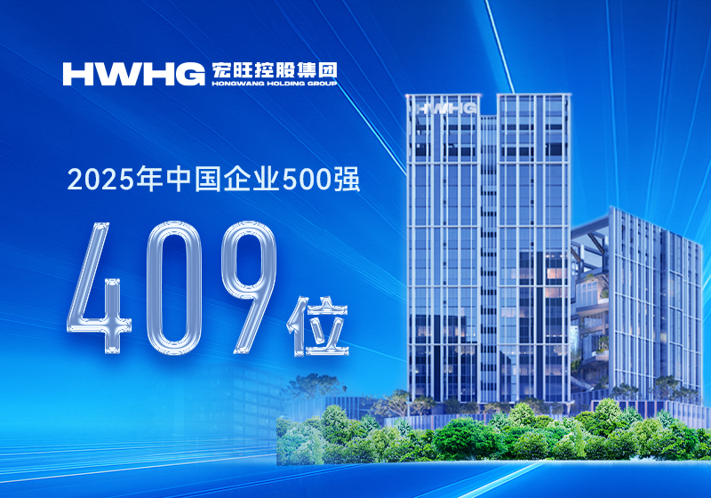 宏旺控股集團位列2025中國企業(yè)500強第409位